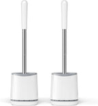 TRENTI Toilet Brush, Toilet Brush and Holder Set, Bristles Toilet Bowl Brush by TRENTI