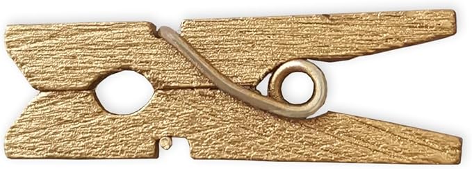 LWR CRAFTS Wooden Mini Clothespins 100 Per Pack 1" 2.5cm by LWR+CRAFTS