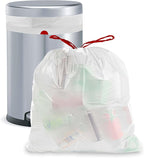 Aluf Plastics Tall Kitchen 13 Gallon Drawstring Trash Bags 0.9 MIL - Image 5