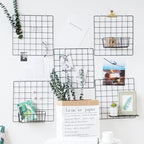3 Pack Wire Baskets, Wall Grid Panel Hanging Wire Basket, Wall Storage and - Image 3