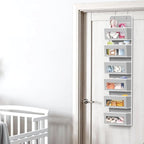 Simple Houseware 6 Clear Window Pocket Over Closet Door Storage Hanging - Image 6