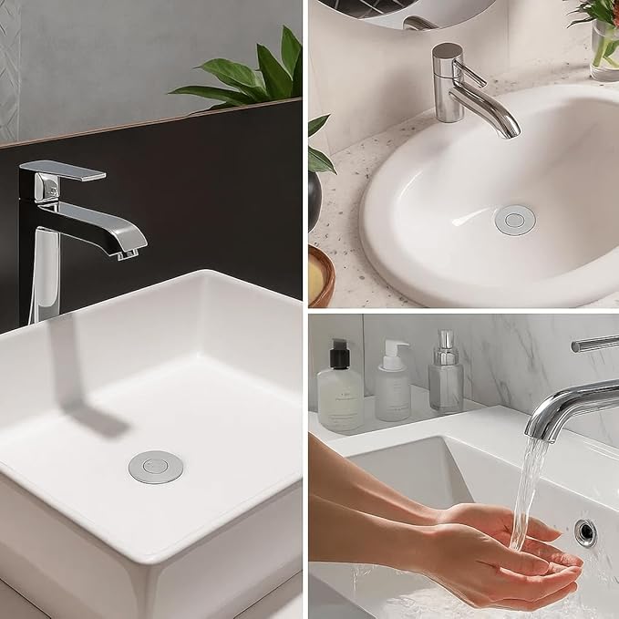 Bathroom Sink Stopper, Pop Up Drain - Image 7