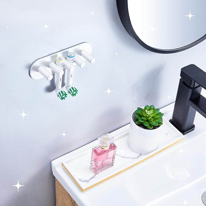 Electric Toothbrush Head Holder, Toothbrush Holders Wall Mounted, Adhesive - Image 7
