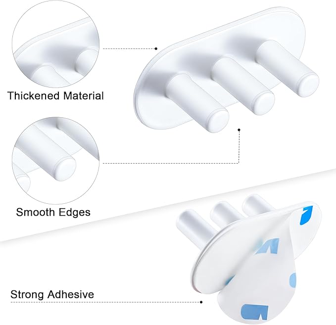 Electric Toothbrush Head Holder, Toothbrush Holders Wall Mounted, Adhesive - Image 6