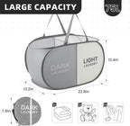 TECHMILLY Collapsible Laundry Basket Durable Pop Up Hamper - Image 3