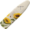 Sunflower Ironing Board Cover and Pad, Dragonfly Iron Board Cover Non-Slip by Hinthetall