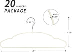 TOPIA HANGER Metal Hangers 20 Pack, Adult Clothes Hangers Space Saving & Non - Image 6