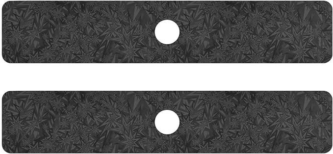 Kitchen Sink Splash Guard 2 PCS 30 Inch Sink Faucet Mat Splash Guard by Eyanle