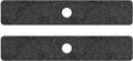 Kitchen Sink Splash Guard 2 PCS 30 Inch Sink Faucet Mat Splash Guard by Eyanle