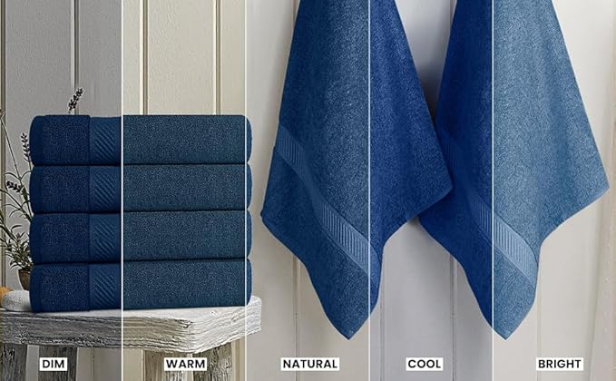 Utopia Towels 6 Pack Medium Bath Towel Set, 24 by 48 Inches, 500 GSM 100% Ring - Image 6