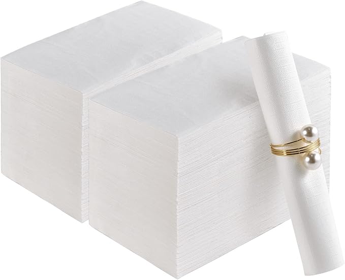 200 Pack Paper Napkins Disposable Guest Towels, Absorbent Paper Hand Towels by JOLLYCHEF