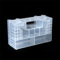 YXQ AA AAA Battery Storage Box Organizer Holder Portable Clear Plastic Case by YXQ