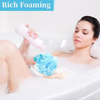 Bath Loofah Shower Sponge Body Back Scrubber Soft Mesh Shower Puffs Exfoliating - Image 6
