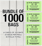 Aluf Plastics 33 Gallon 22 Micron Premium Clear Trash Bags - Image 7