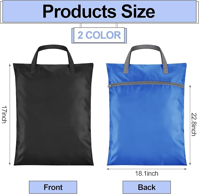 2 Pcs Travel Laundry Bags Waterproof - Image 3
