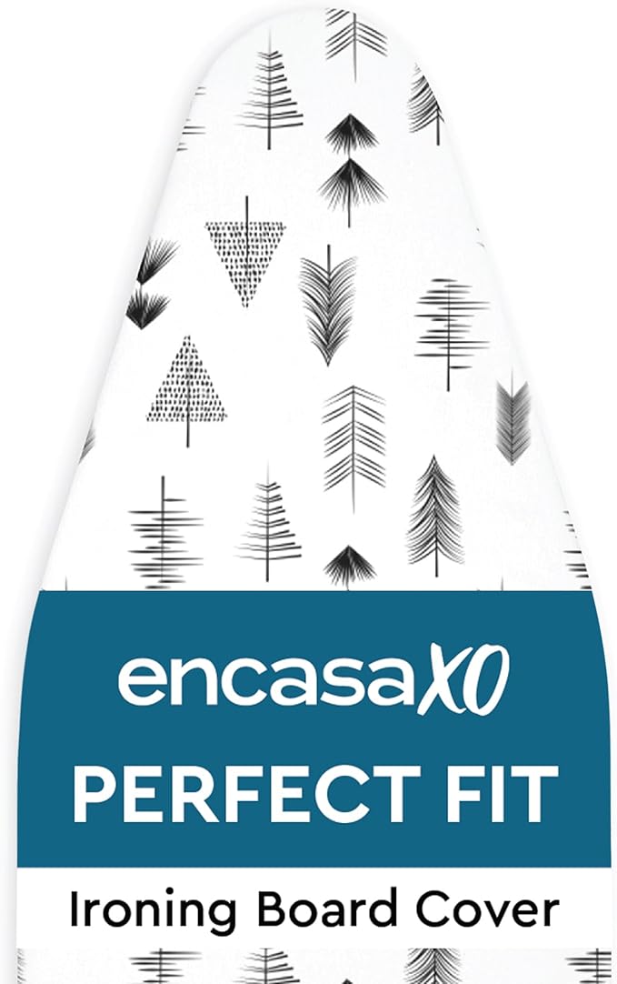 Encasa XO Ironing Board Cover and Pad 54"x18" by EncasaXO