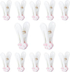 1 Set Pink Cat Paw Plastic Clothes Pegs 55x34mm Food Packaging/Towel Fixing by ITROLLE