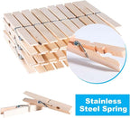 SenseYo 300 Pcs 2.9 Inch Wooden Clothespins Clips - Image 4