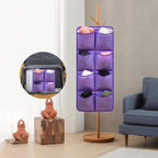 Dual Sided Hanging Closet Organizer Shoe Rack Holder - Image 5