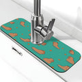 Cute Capybara Play Eat Food Kitchen Sink Splash Guard Faucet Mat Super by Unknown