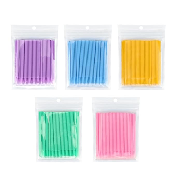 G2PLUS 500PCS Micro Cotton Swabs, Disposable Micro Applicators Brush - Image 6