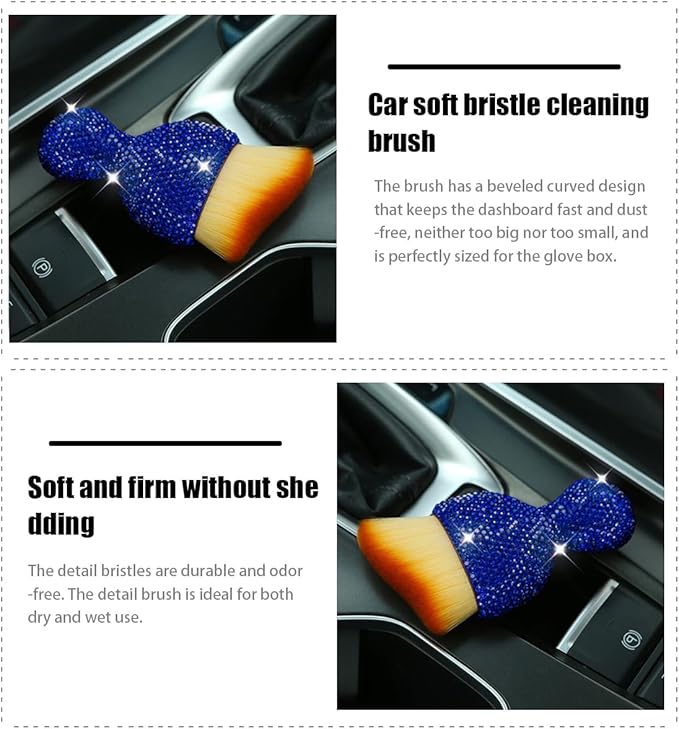zipelo Auto Interior Dust Brush, Car Detailing Cleaning Brush - Image 3