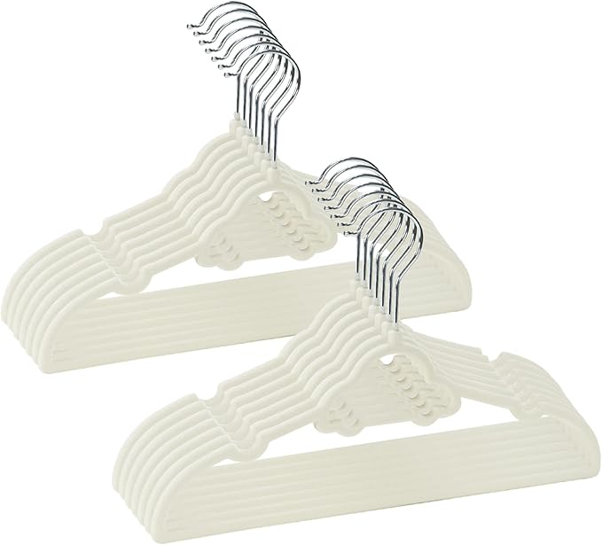 GoodtoU Baby Hangers, Kids Hangers 50 Pack Velvet Hangers by GoodtoU