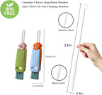 Straw Cleaner Brush Extra Long 13 inch Set - Image 2