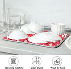 Christmas Snowflake Scandinavian Ornament Dish Drying Mat - Image 7