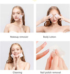 1000 PCS Thin Makeup Facial Cotton Pads, Square Facial Lips Eyes Makeup Remover - Image 4