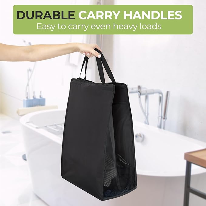 Fentec Hanging Laundry Hamper, Hanging Laundry Basket, Slim Laundry Hamper Bag - Image 6