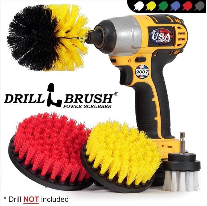 Drillbrush Drill Brush Attachment Set – Power Scrubber Brush - Image 4