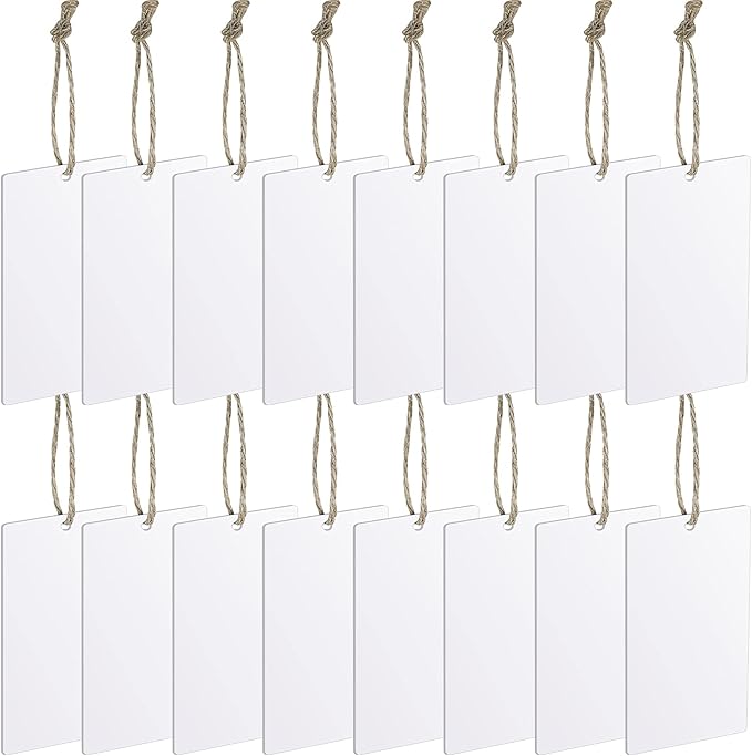 Zonon 24 Pieces Basket Tags Hanging Labels Sign by Zonon