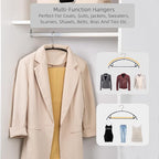 Nature Smile Non Slip PVC Coating Sweater Hangers, Dress Suit Coat Hangers - Image 6