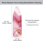 Pink Marble Ironing Board Cover Extra Iron Board Cover Protector Novelty Gifts - Image 5