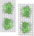 St Patricks Day Hand Towels, 2 Packs Spring Floral Bathroom Hand Towels 28.7 x by qiuhuang