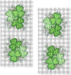 St Patricks Day Hand Towels, 2 Packs Spring Floral Bathroom Hand Towels 28.7 x by qiuhuang