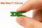LWR CRAFTS Wooden Mini Clothespins 100 Per Pack 1" 2.5cm - Image 3
