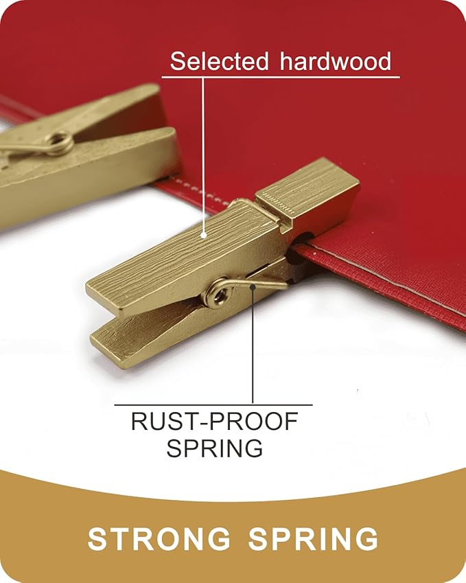 Mini Clothes Pins Wooden Colored Small Clothespins - Image 3