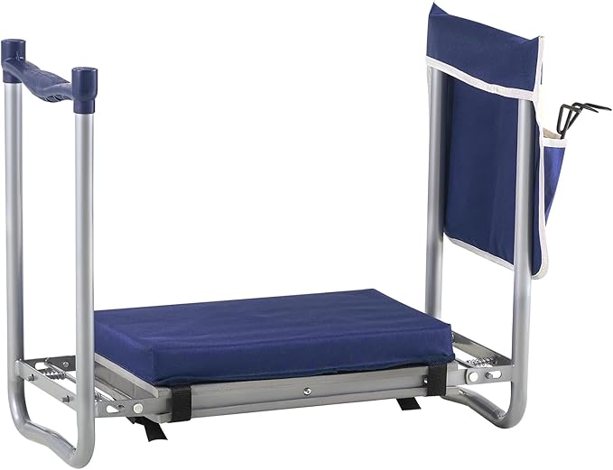 VEVOR Large Folding Garden Kneeler and Seat Heavy Duty, Widened 10" EVA Foam Pad, Portable Garden Stool with Tool Bags, Gardening Bench to Relieve Knee & Back Pain, Gifts for Seniors, Women, Parents - Image 12