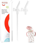 Evorie Replacement Straw Kit for 10oz Tritan Spill Proof Toddler Straw Sippy Cup by Evorie
