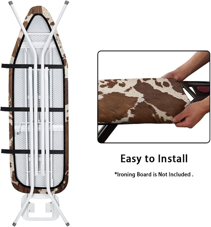 Cow Extra Wide Ironing Board Cover - Image 4