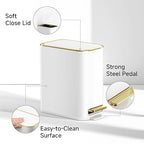 TIPGO Small Bathroom Trash Can - Image 2