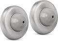 2 Pack Convex Wall Door Bumper Stop Brushed Satin Nickel – 2-1/2” Outside by KOVOSCH