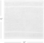 Avalon Towels Cotton Washcloths – Size 12x12 Inches, 100% Ring Spun Cotton - Image 3