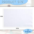 4 Pack Extra Large Microfiber Cleaning Cloths 20"x30", Lint-Free Reusable Towels - Image 2