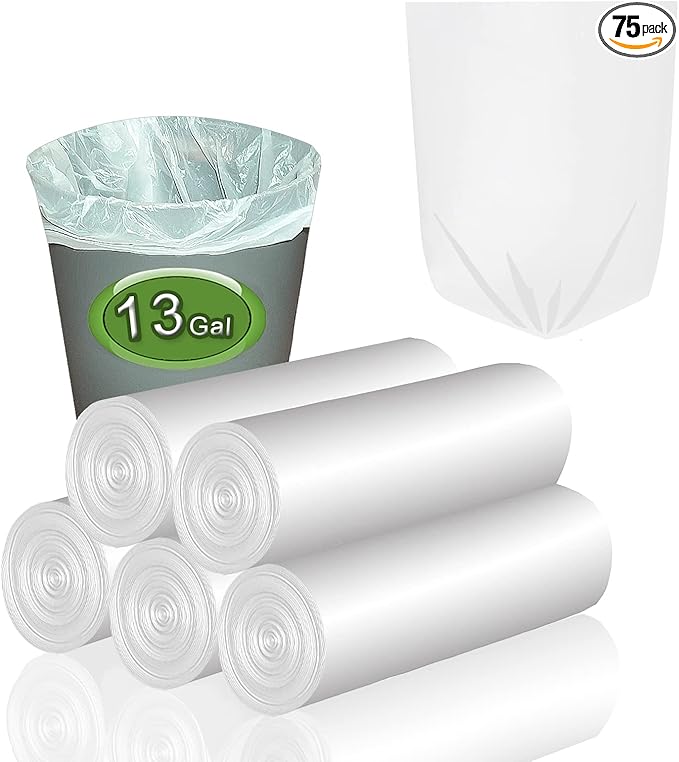 Trash Bags 13 Gallon Tall Kitchen Garbage Bags, Inwaysin Recycle Bags, by Inwaysin