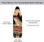GLENLCWE Mushroom Frog Iron Board Cover Heat Reflective Ironing Board Cover - Image 5