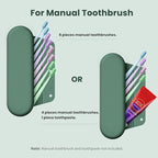Silicone Electric Toothbrush Travel Case, Manual Toothbrush Travel Cover - Image 3