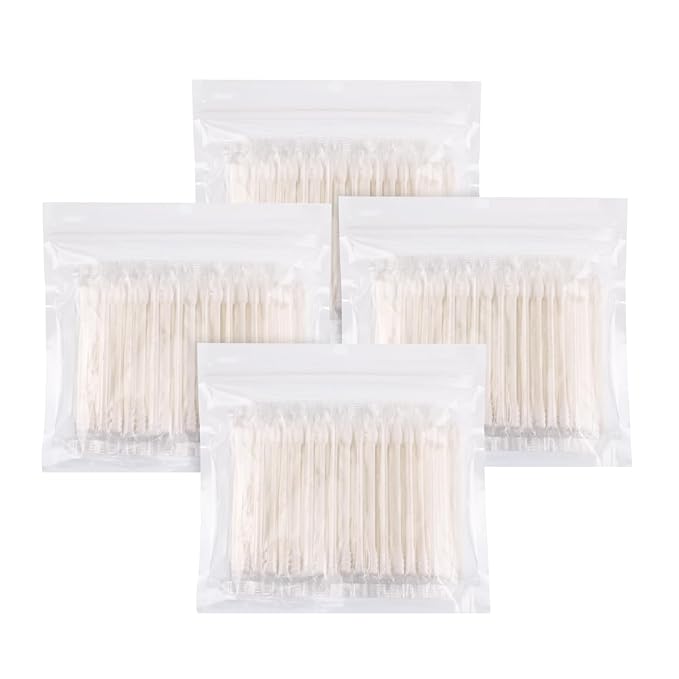 Cotton Swabs, Individually Wrapped Cotton Buds, Bulk Cotton Tip Applicator Bulk by KRIZJUES
